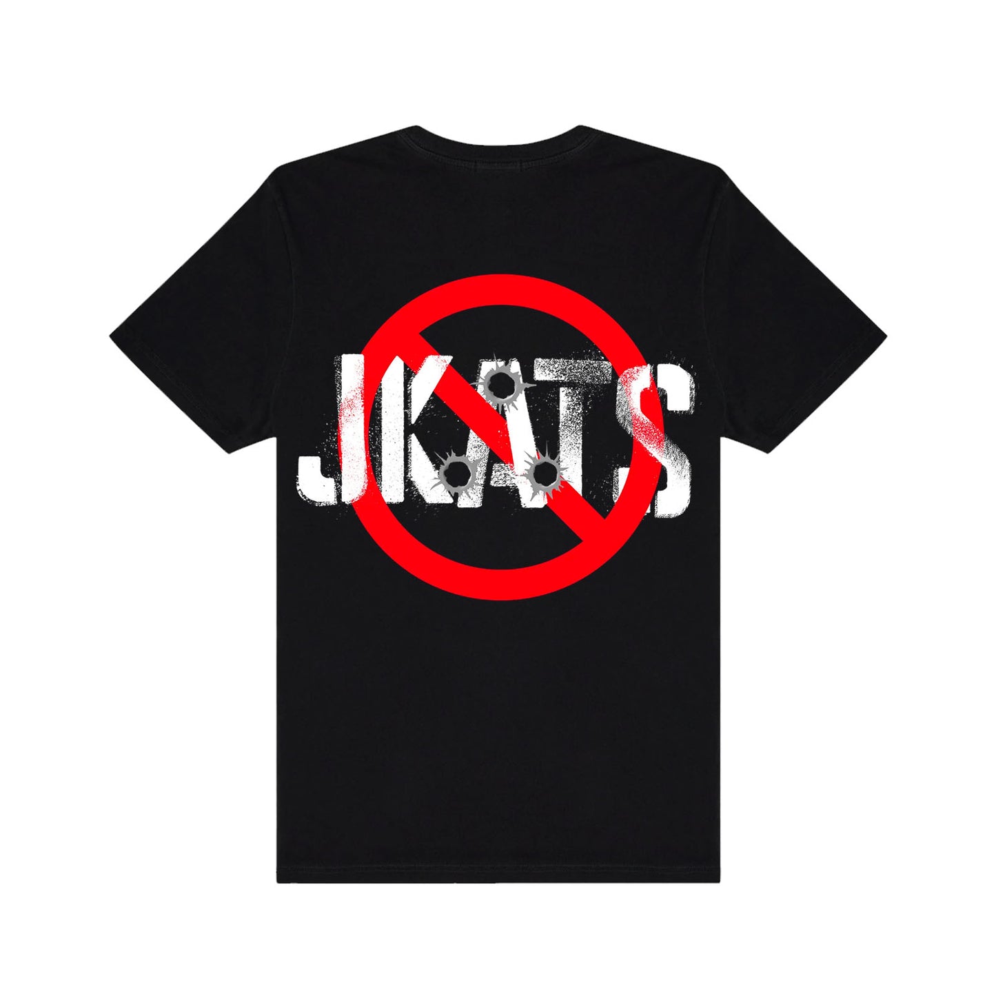 "NO JKATS" Black T-Shirt