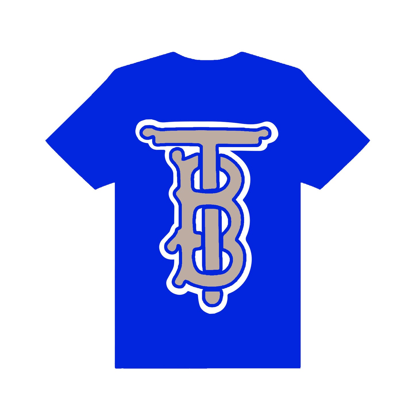 "Gray TBB" Blue T-Shirt