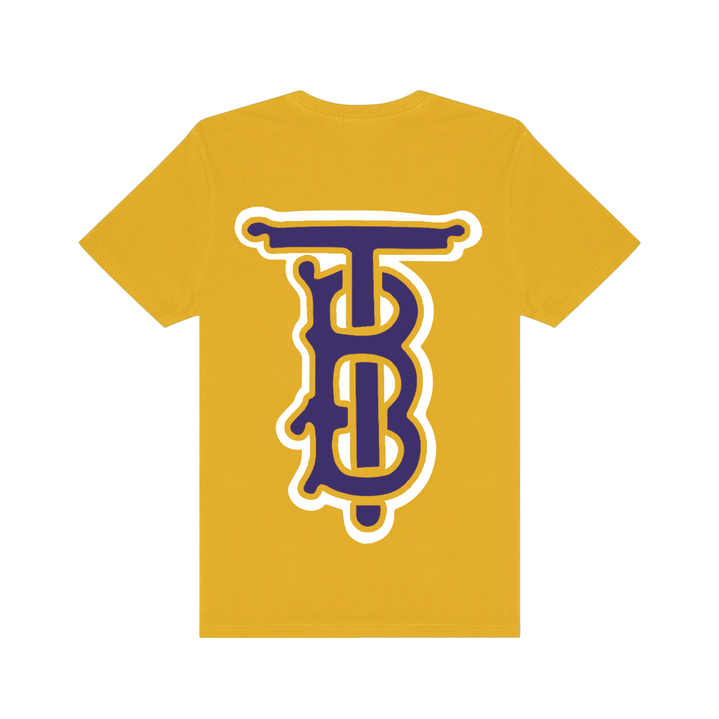 Yellow TBB" Black T-Shirt