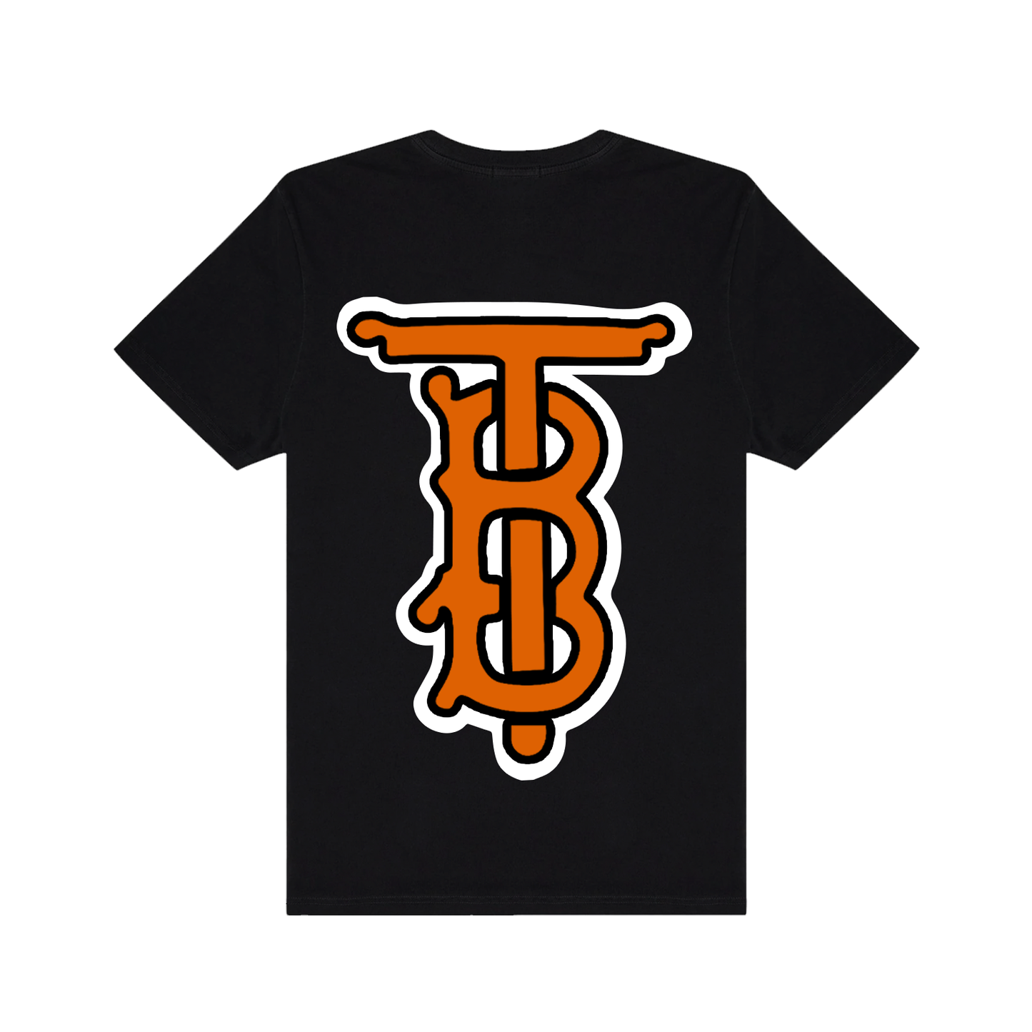"Orange TBB" Black T-Shirt