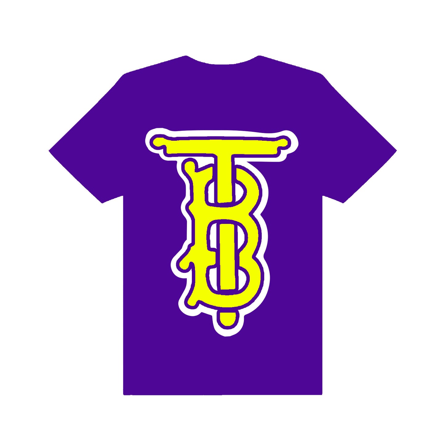 "Yellow TBB" Purple T-Shirt
