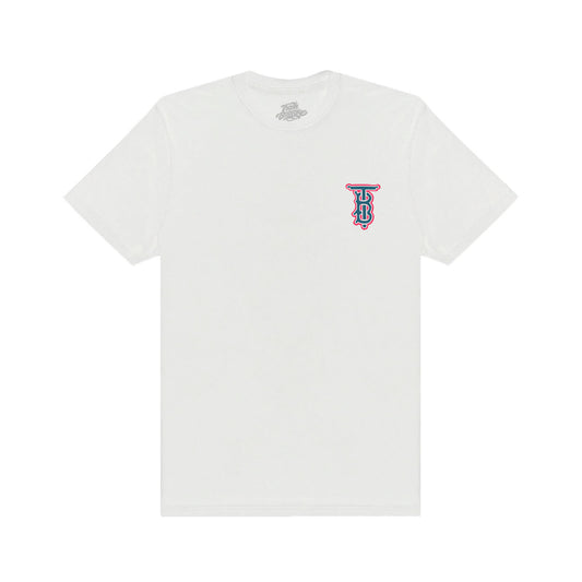 "Black TBB" White T-Shirt